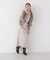 フェイクファー付きニットパーカー 26AW