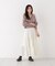 フェイクファー付きニットパーカー 26AW
