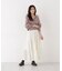 フェイクファー付きニットパーカー 26AW