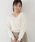 Vネック総針ニット 26AW