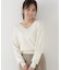 Vネック総針ニット 26AW