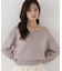 Vネック総針ニット 26AW