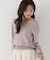 Vネック総針ニット 26AW