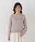 Vネック総針ニット 26AW