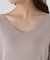 Vネック総針ニット 26AW