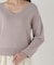 Vネック総針ニット 26AW