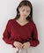 Vネック総針ニット 26AW