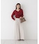 Vネック総針ニット 26AW