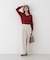 Vネック総針ニット 26AW