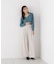 キラ付きハートネック総針トップス