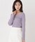 アシメリブニット