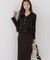 変形ペプラムニットセットアップ 26AW