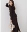 変形ペプラムニットセットアップ 26AW