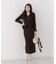 変形ペプラムニットセットアップ 26AW