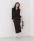 変形ペプラムニットセットアップ 26AW