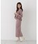 変形ペプラムニットセットアップ 26AW