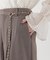チェーンベルト付きワイドパンツ
