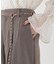 チェーンベルト付きワイドパンツ