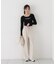 ＜a／mie＞フリルイージーパンツ
