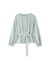 ウエストタックペプラムブラウス