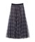 チェックチュールスカート
