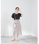 ドライタッチベルト付Aラインスカート《S Size Line》