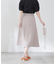 ドライタッチベルト付Aラインスカート《S Size Line》