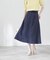 ドライタッチベルト付Aラインスカート《S Size Line》