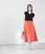 ドライタッチベルト付Aラインスカート《S Size Line》