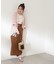 ベルト付タイトロングスカート《S Size Line》