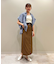 ベルト付タイトロングスカート《S Size Line》