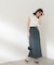 ベルト付タイトロングスカート《S Size Line》