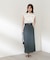 ベルト付タイトロングスカート《S Size Line》