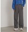 センタープレスベルト付ワイドパンツ《S Size Line》