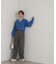 センタープレスベルト付ワイドパンツ《S Size Line》