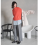 センタープレスベルト付ワイドパンツ《S Size Line》