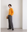 センタープレスベルト付ワイドパンツ《S Size Line》