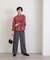 センタープレスベルト付ワイドパンツ《S Size Line》