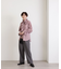 センタープレスベルト付ワイドパンツ《S Size Line》