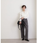 センタープレスベルト付ワイドパンツ《S Size Line》