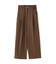 センタープレスベルト付ワイドパンツ《S Size Line》