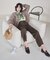 センタープレスベルト付ワイドパンツ《S Size Line》