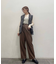 センタープレスベルト付ワイドパンツ《S Size Line》