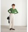 ムジハイウエストスラックスワイドパンツ