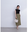フラップデザイン麻調タイトスカート《S Size Line》