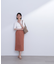フラップデザイン麻調タイトスカート《S Size Line》