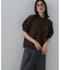 ワンポイント刺繍ポロニット