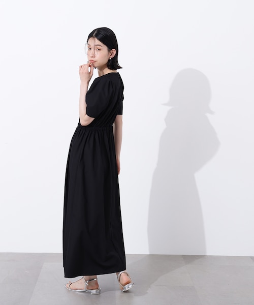 N.Natural Beauty Basic ローンタックショルダーワンピース N. Natural Beauty Basic*｜ローンタックショルダーワンピース