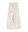 ベルト付きラップ風ワイドパンツ
