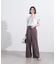 リネンライクタックパンツ